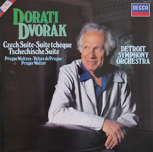 Antonín Dvořák, Antal Dorati, Detroit Symphony Orchestra : Czech Suite / Prague Waltzes (LP)