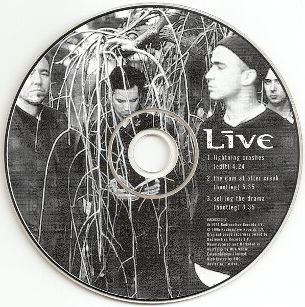 Live : Lightning Crashes (CD, Single)