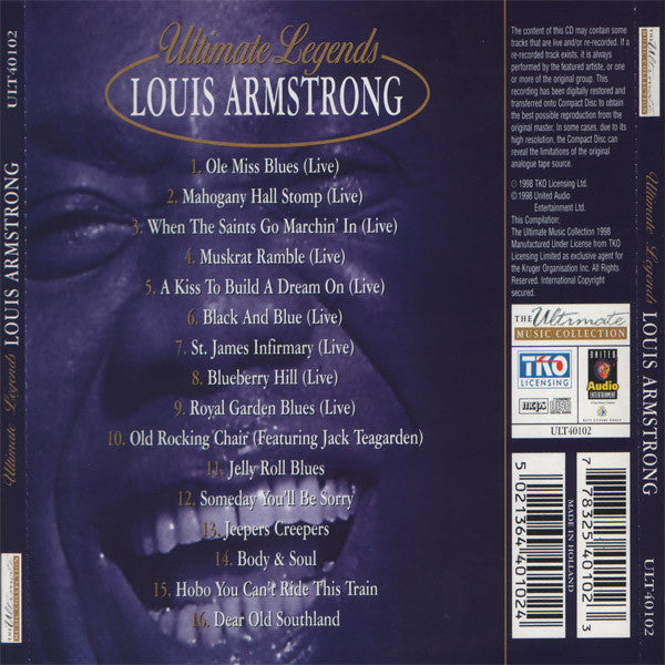 Louis Armstrong : Ultimate Legends (CD, Comp)
