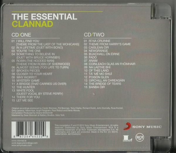 Clannad : The Essential Clannad (2xCD, Comp)