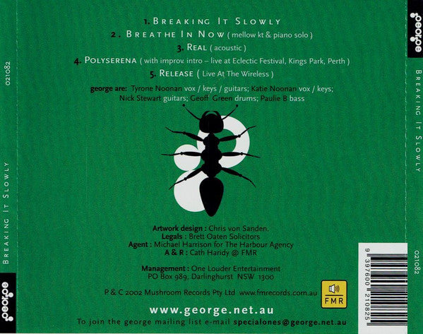 George (7) : Breaking It Slowly (CD, Single)