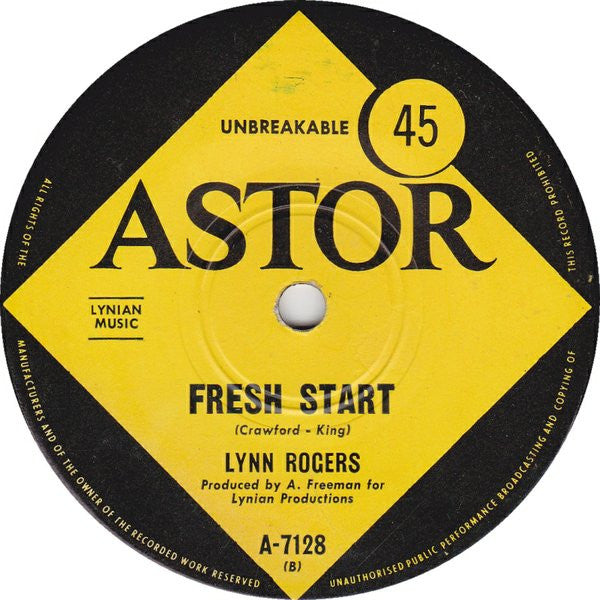Lynn Rogers : Just Loving You  (7", Single)