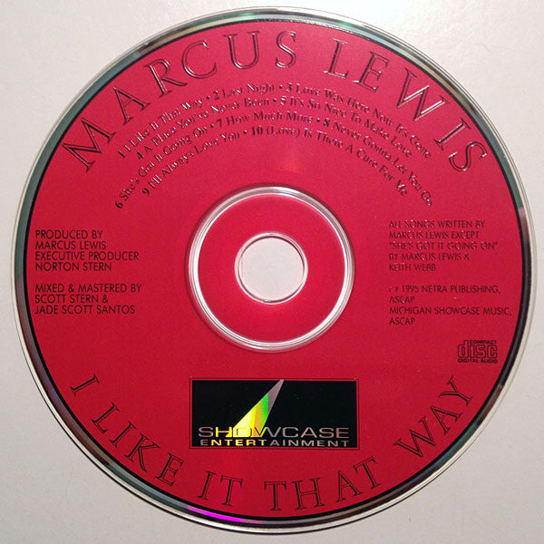 Marcus Lewis : I Like It That Way (CD, Album)