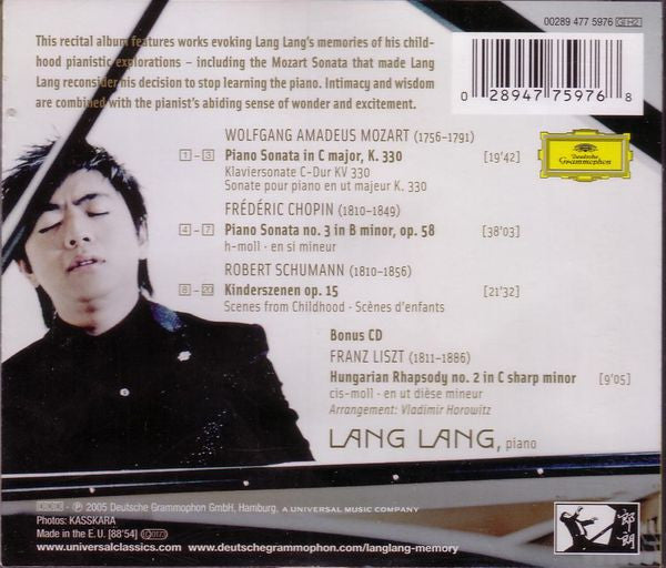 Lang Lang : Memory (2xCD, Album)