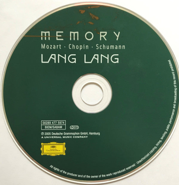 Lang Lang : Memory (2xCD, Album)