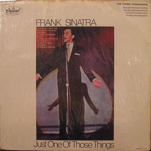Frank Sinatra : Just One Of Those Things (LP, Comp, Scr)