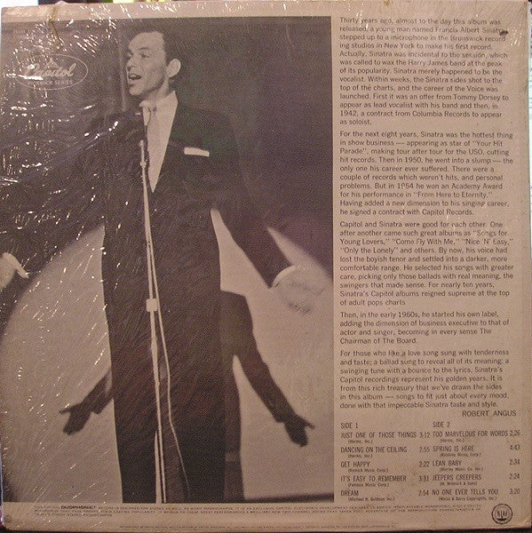 Frank Sinatra : Just One Of Those Things (LP, Comp, Scr)