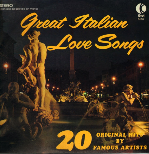 Various : Great Italian Love Songs (LP, Comp, Ltd)