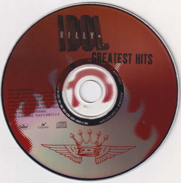 Billy Idol : Greatest Hits (CD, Comp, RM, RP)