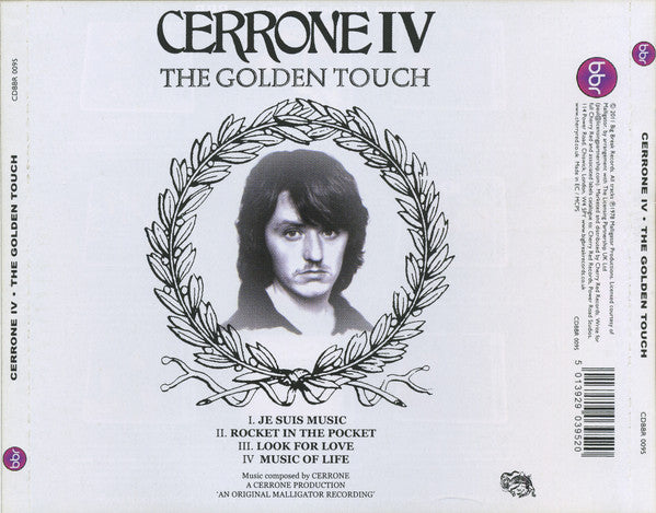Cerrone : Cerrone IV - The Golden Touch (CD, Album, RM)