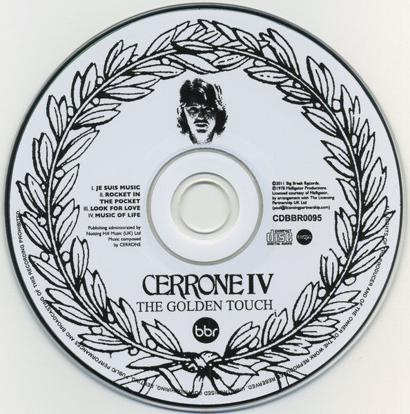 Cerrone : Cerrone IV - The Golden Touch (CD, Album, RM)