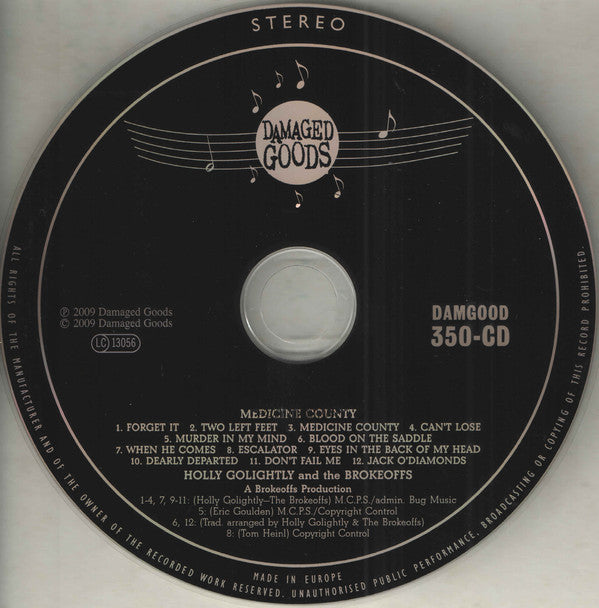 Holly Golightly & The Brokeoffs* : Medicine County (CD, Album)