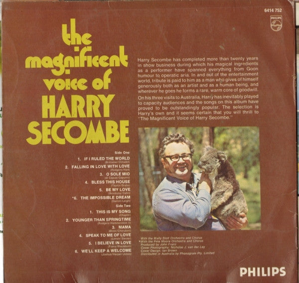 Harry Secombe : The Magnificent Voice Of Harry Secombe (LP, Comp)