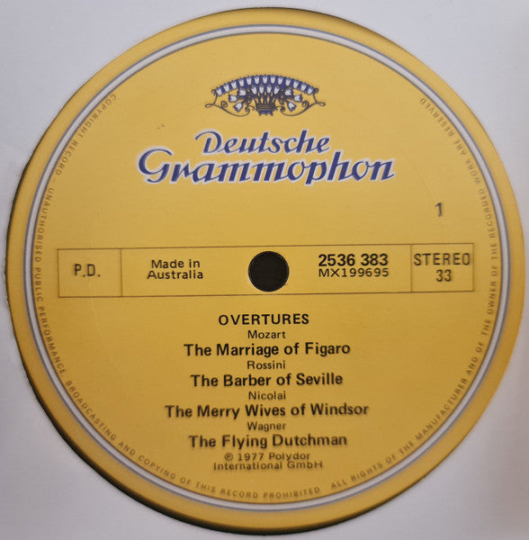 Various : Ouvertüren (LP, Comp)