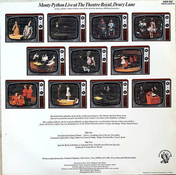 Monty Python : Monty Python Live At Drury Lane (LP)