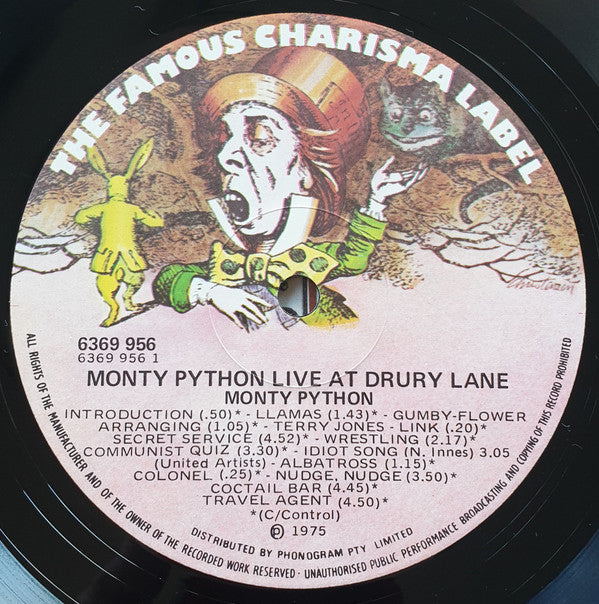 Monty Python : Monty Python Live At Drury Lane (LP)