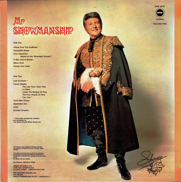 Liberace : Mr Showmanship (Volume Two) (LP, Album)