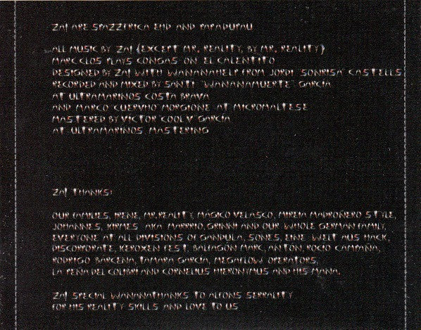 ZA! : Wanananai (CD, Album)
