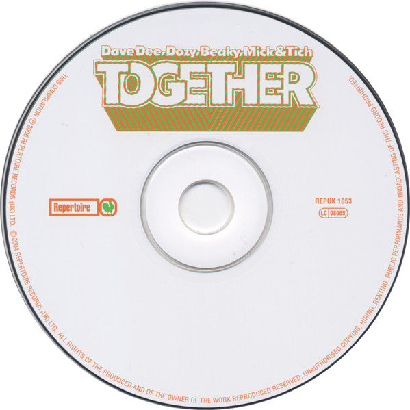 Dave Dee, Dozy, Beaky, Mick & Tich : Together (CD, Album)