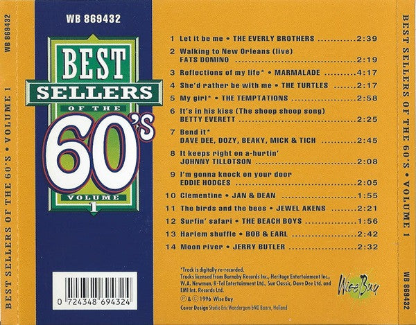 Various : Best Sellers Of The 60's Volume 1 (CD, Comp)