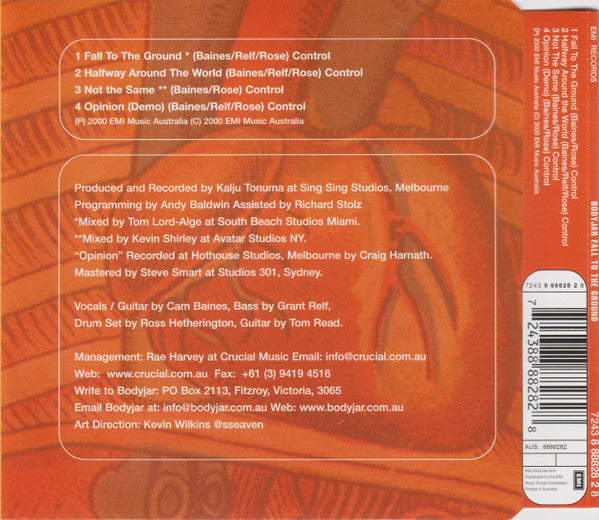 Bodyjar : Fall To The Ground (CD, Single)