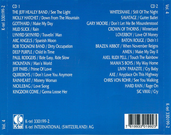 Various : The Finest Of Hard-Rock (Vol. 4) (2xCD, Comp)