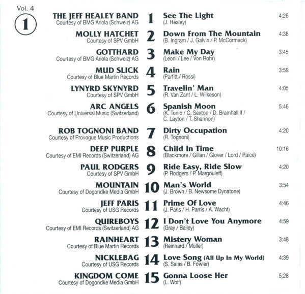 Various : The Finest Of Hard-Rock (Vol. 4) (2xCD, Comp)