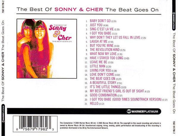 Sonny & Cher : The Best Of Sonny & Cher (The Beat Goes On) (CD, Comp, RE)