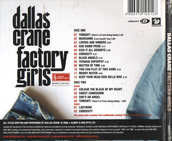 Dallas Crane : Factory Girls (2xCD, Album, Enh, Ltd, Dig)