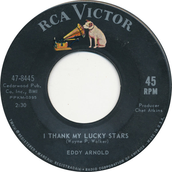 Eddy Arnold : I Thank My Lucky Stars (7", Single)