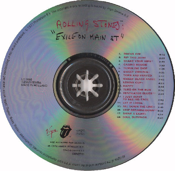 The Rolling Stones : Exile On Main St. (CD, Album, RE, RM)