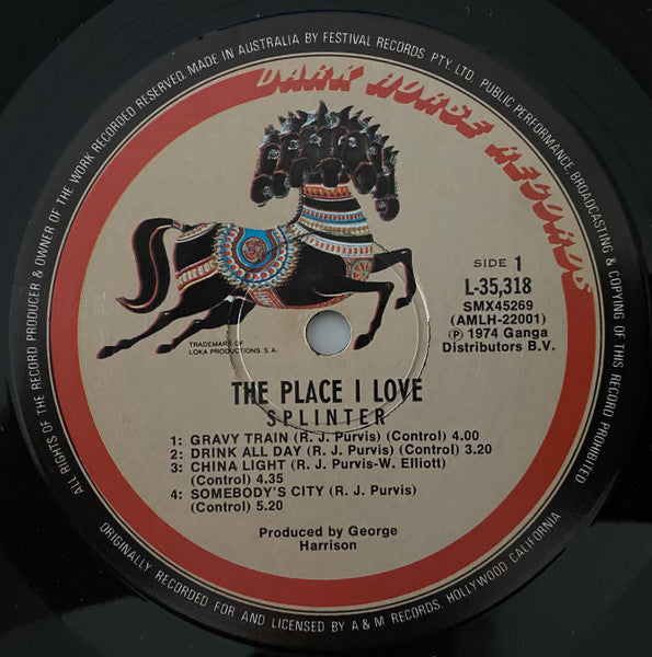 Splinter (2) : The Place I Love (LP, Album, Gat)