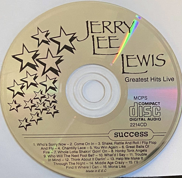 Jerry Lee Lewis : Greatest Hits Live (CD, Comp)