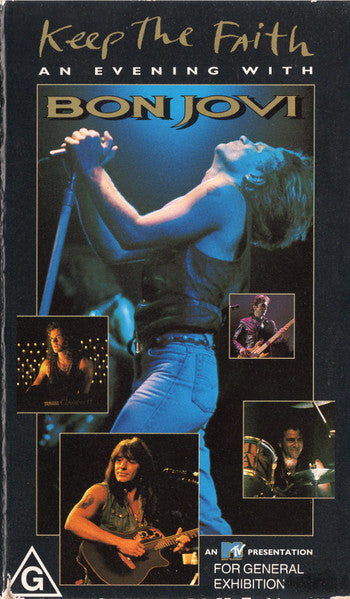 Bon Jovi : Keep The Faith - An Evening With Bon Jovi (VHS, PAL)
