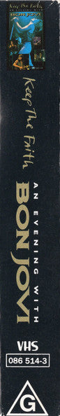 Bon Jovi : Keep The Faith - An Evening With Bon Jovi (VHS, PAL)
