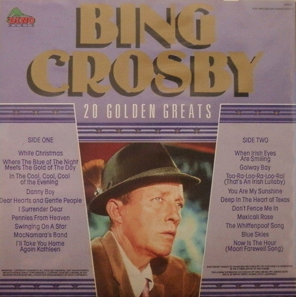 Bing Crosby : 20 Golden Greats (LP, Comp)