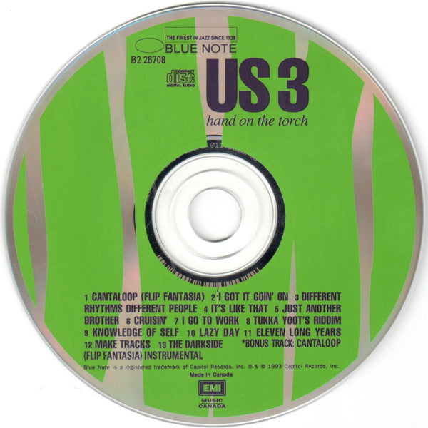 US 3* : Hand On The Torch (CD, Album, RE)