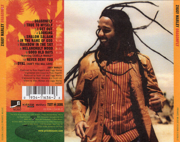 Ziggy Marley : Dragonfly (CD, Album)