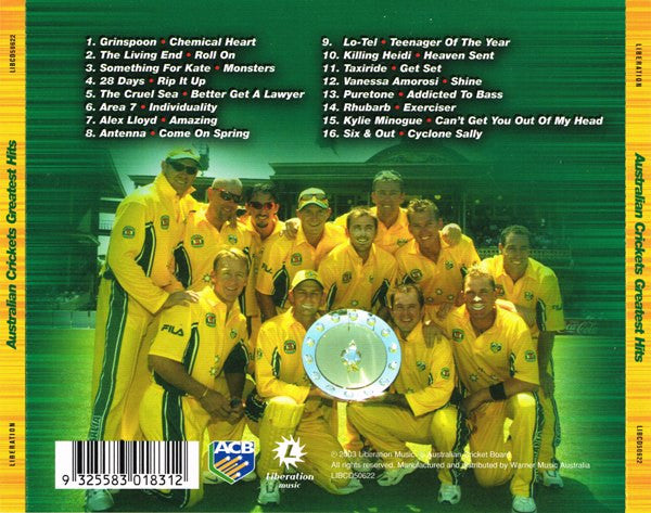 Various : Australian Crickets Greatest Hits (CD, Comp)