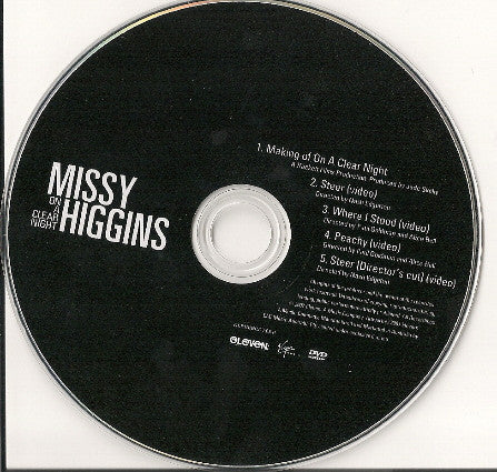 Missy Higgins : On A Clear Night (CD, Album + DVD-V + Ltd, Tou)