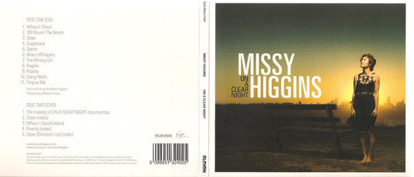 Missy Higgins : On A Clear Night (CD, Album + DVD-V + Ltd, Tou)