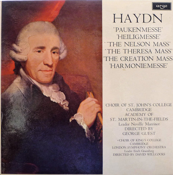 Joseph Haydn - St. John's College Choir, The Academy Of St. Martin-in-the-Fields, George Guest (2) : The Six Last Masses (6xLP + Box, Comp)