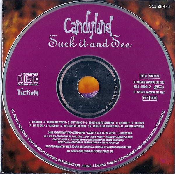 Candyland : Suck It And See (CD, Album)