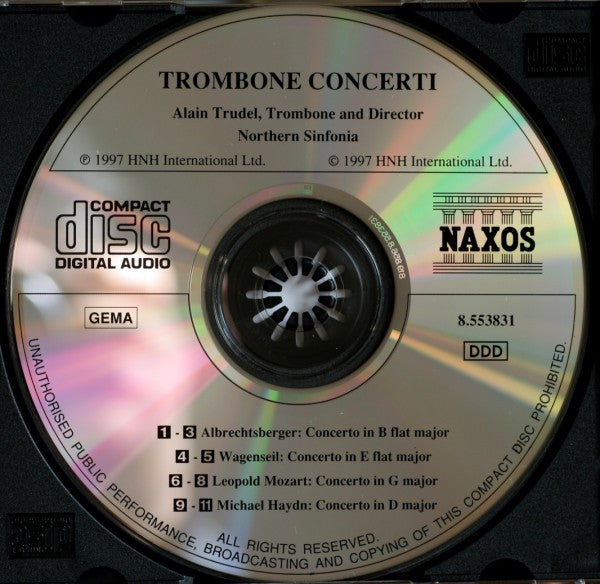 Albrechtsberger*, Wagenseil*, Leopold Mozart, Michael Haydn, Northern Sinfonia, Alain Trudel : Trombone Concerti (CD, Album)