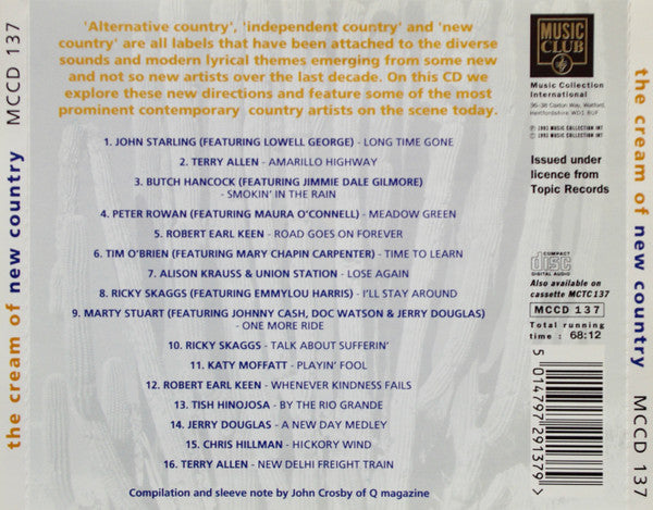 Various : The Cream Of New Country (CD, Comp)