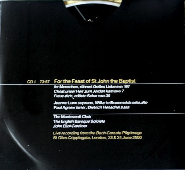 Bach* - Gardiner* : Cantatas Vol. 1: City Of London (2xCD, Album)