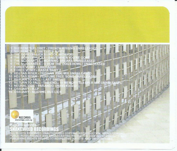 Various : Snakeweed Recording, Big O Present Deeper Underground Vol.1 (CD, Comp)