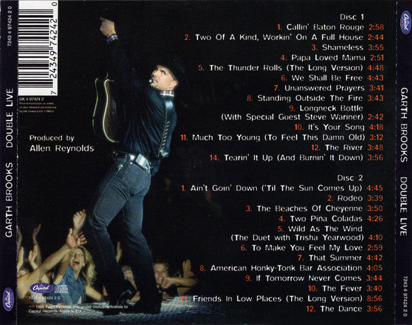 Garth Brooks : Double Live (2xCD, Album)