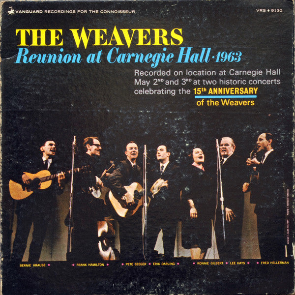 The Weavers : Reunion At Carnegie Hall - 1963 (LP, Mono)
