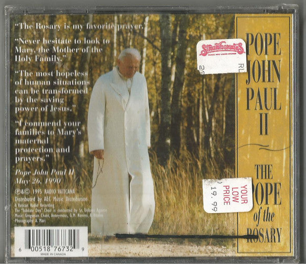Pope John Paul II : The Pope of the Rosary (2xCD, Alb)